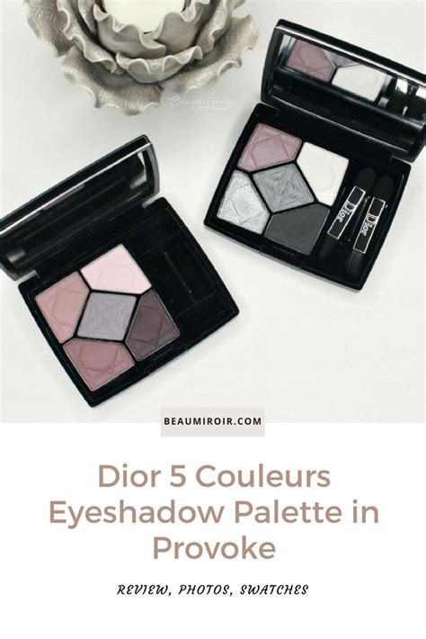 dior provoke palette swatches|Dior false eye shadows.